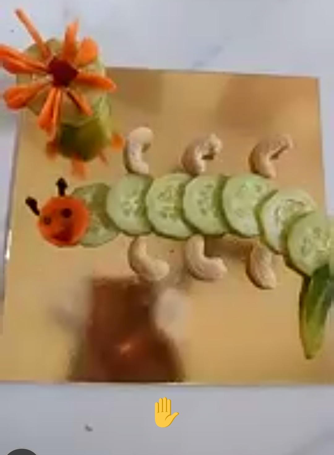 Caterpillar Food Art