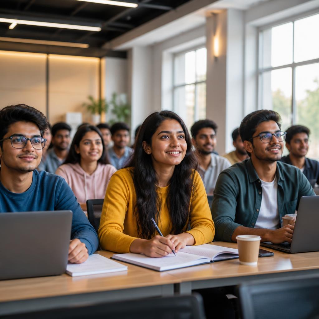 Students at Chanakya classroom